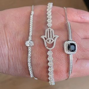 Adjustable Silver Bracelets